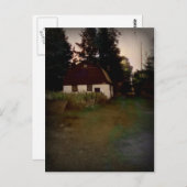 古い納屋はがき ポストカード (正面/裏面)