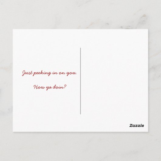 古い納屋猫 ポストカード (裏面)