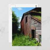 古い納屋 ポストカード (正面/裏面)