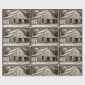 古い納屋 ラッピングペーパー (フラット)