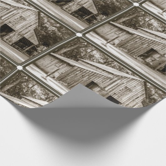 古い納屋 ラッピングペーパー (角)