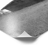 古い納屋（白黒） フォトプリント            (角)