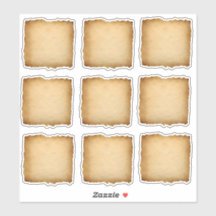 古い紙の素朴なクラフトラベル