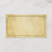 古い紙テクスチャ検証エンジニア 名刺 (裏面)