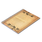 古い紙ヴィンテージノートブック ノートブック (左側)