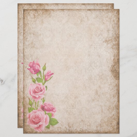 古い紙文具 (正面/裏面)