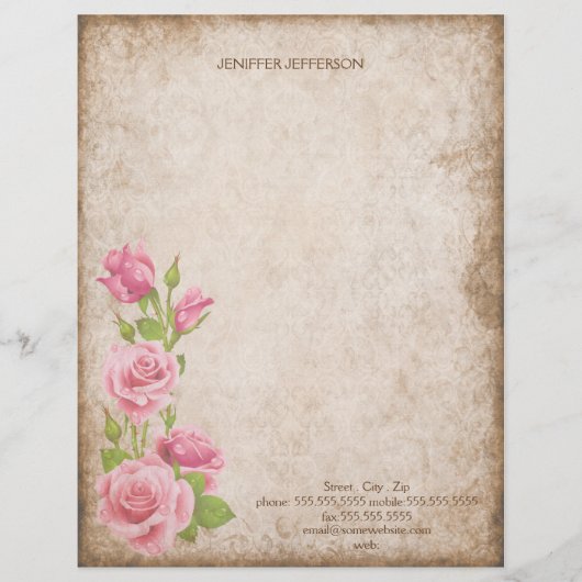 古い紙文字 (正面)