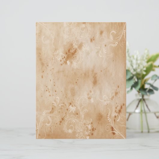 古い紙文字 (スタンド正面)