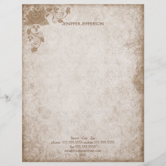 古い紙文房具紙 (正面)