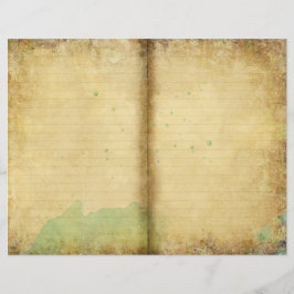 古い紙自然アートジャーナルページ