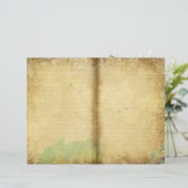 古い紙自然アートジャーナルページ (スタンド正面)