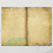 古い紙自然アートジャーナルページ (裏面)