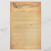 古い紙蝶文具 便箋 (正面)