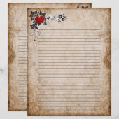 古い紙 (正面/裏面)