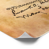 古い紙 |内燃機関特許 ポスター (角)