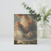 古い素晴らしオランダ素晴らしアートトレンド最高傑作! ポストカード (スタンド正面)