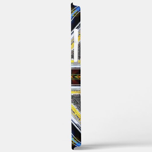 古い素朴なフレーム三角形の黄色のコーナーt Case-Mate iPhoneケース (裏面 / 左)