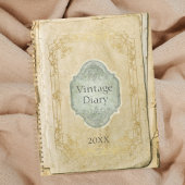 古い素朴な紙日誌カレンダープランナー プランナー手帳