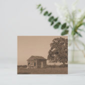 古い素朴倉庫 ポストカード (スタンド正面)