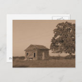 古い素朴倉庫 ポストカード (正面/裏面)