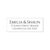 古い素朴学校の木材のスタンプにアドレス ラバースタンプ (インプリント)