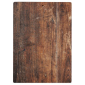 古い素朴木材クリップボードヴィンテージ クリップボード (裏面)