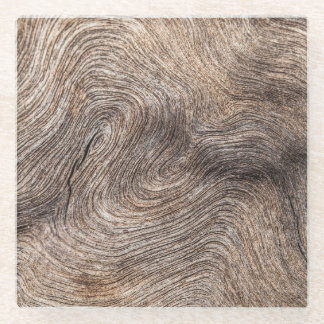 古い素朴木材、テクスチャ付きの背景 ガラスコースター