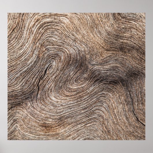 古い素朴木材、テクスチャ付きの背景 ポスター (正面)