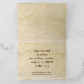 古い素朴紙日付カードを保存 カード (内部)