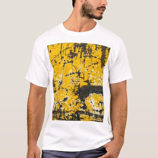 古い素朴鋼、テクスチャの背景。 Tシャツ (正面)