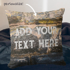 古い絵を描レンガ壁 クッション