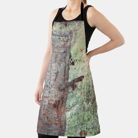 古い絵を描錆び戸 エプロン (インサイチュ)