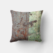 古い絵を描錆び戸 クッション (裏面)