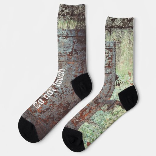 古い絵を描錆び戸 ソックス (左)