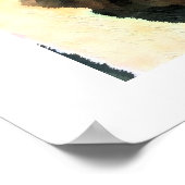 古い絵画時間ピックアップトラック花プランターI ポスター (角)