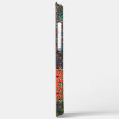 古い緑とサンゴから茶色の万華鏡のように千変万化するパターンモザイク Case-Mate iPhoneケース (裏面 / 左)