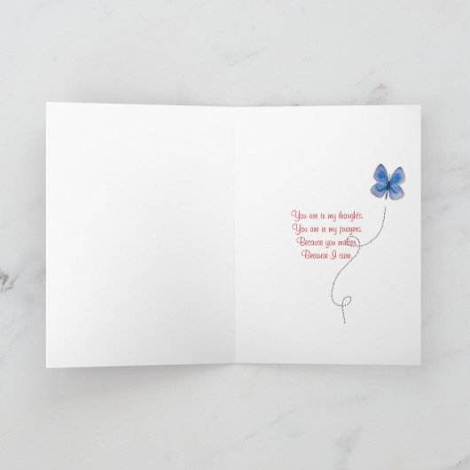 古い縫いぐるみ人形 カード (内部)