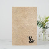 古い羊皮紙の巨大なイカ 便箋 (スタンド正面)