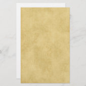 古い羊皮紙の文房具 便箋 (正面/裏面)