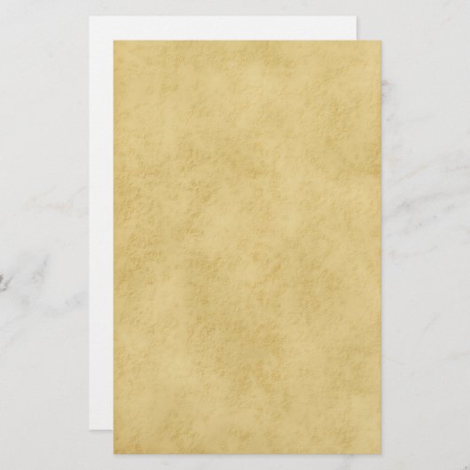 古い羊皮紙の文房具 便箋 (正面/裏面)