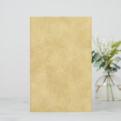 古い羊皮紙の文房具 便箋 (スタンド正面)