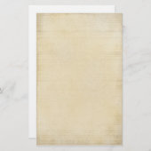 古い羊皮紙の文房具 便箋 (正面/裏面)