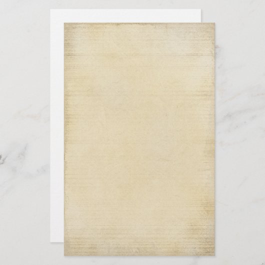 古い羊皮紙の文房具 便箋 (正面/裏面)