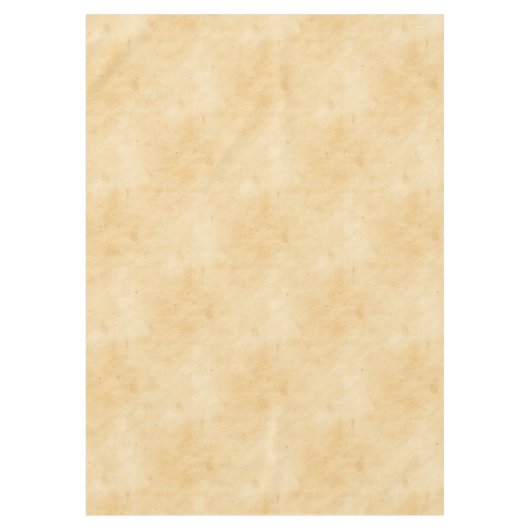 古い羊皮紙の背景に染まったまだらの外観 テーブルクロス (正面)