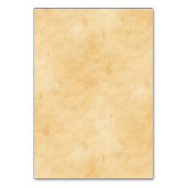 古い羊皮紙の背景に染まったまだらの外観 テーブルナンバー (裏面)