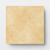 古い羊皮紙の背景に染まったまだらの外観 フォトプラーク (正面)