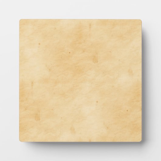 古い羊皮紙の背景に染まったまだらの外観 フォトプラーク (正面)