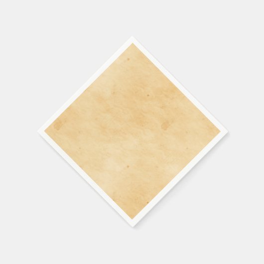 古い羊皮紙の背景に汚れた斑模様 スタンダードカクテルナプキン (角)