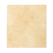 古い羊皮紙の背景に汚れた斑模様 ノートパッド (正面)