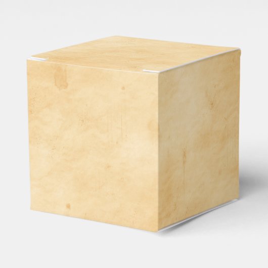 古い羊皮紙の背景に汚れた斑模様 フェイバーボックス (正面サイド)